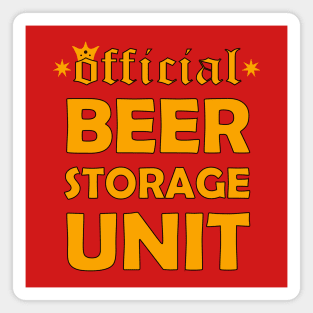 Official BEER STORAGE UNIT Magnet